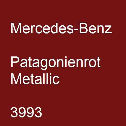 Mercedes-Benz, Patagonienrot Metallic, 3993.
